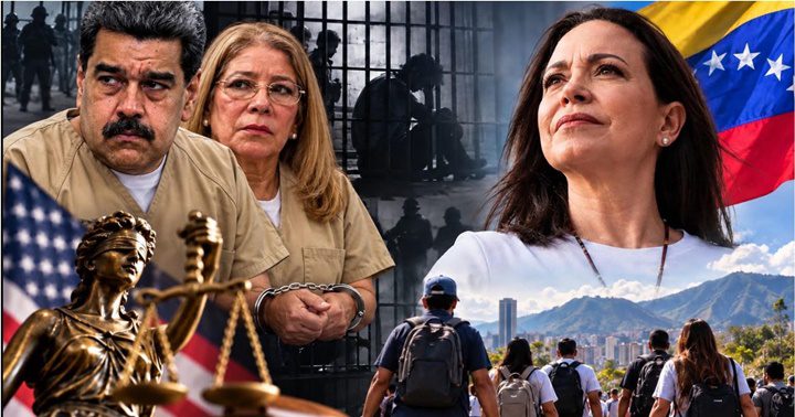 Nicolás Maduro y Cilia Flores