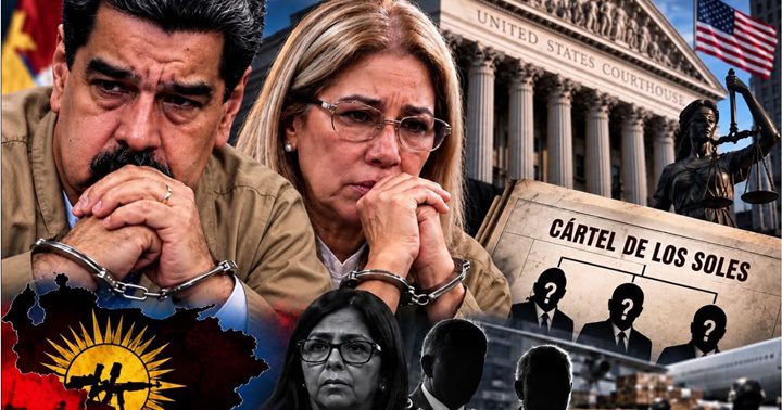 Nicolás Maduro y Cilia Flores