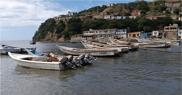 Pescadores en Río Caribe