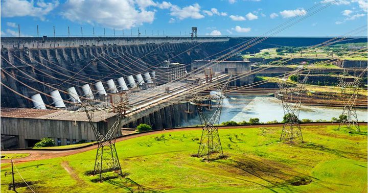 Represa Itaipú Brasil y Paraguay.