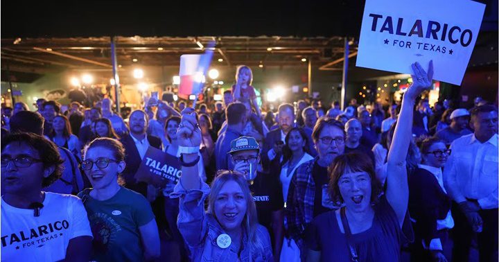 Simpatizantes de James Talarico en Texas