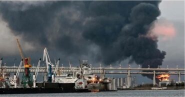 Terminal petróleo en San Petersburgo