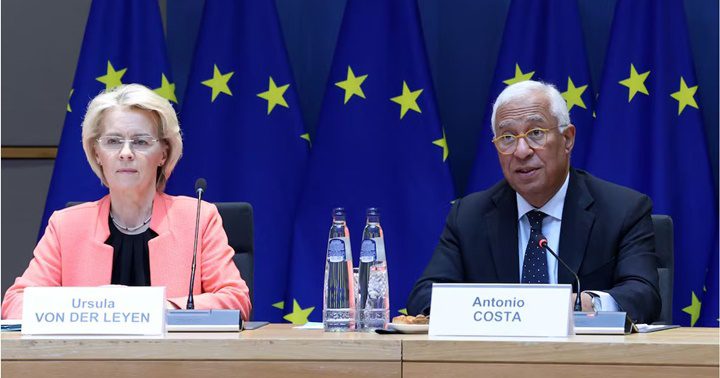 Ursula von der Leyen y Antonio Costa
